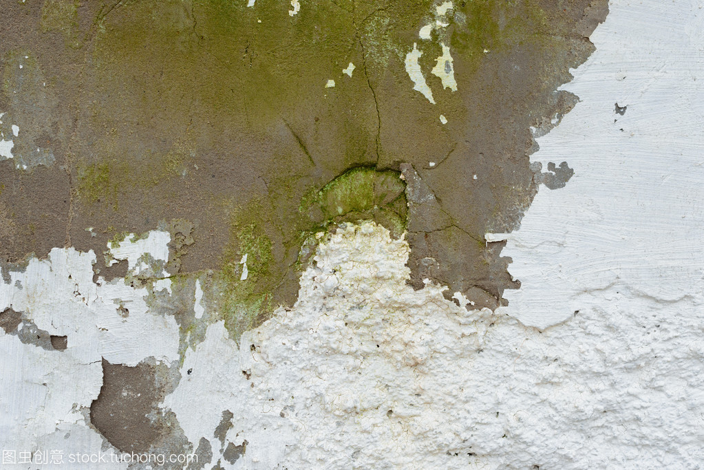 與磨擦和裂縫的墻壁片段